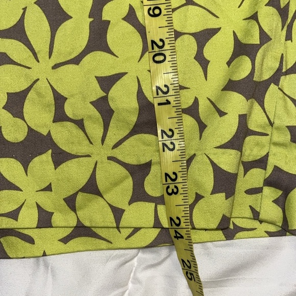 Lane Bryant Green and Brown Floral Pencil Skirt size 20 - Picture 5 of 7